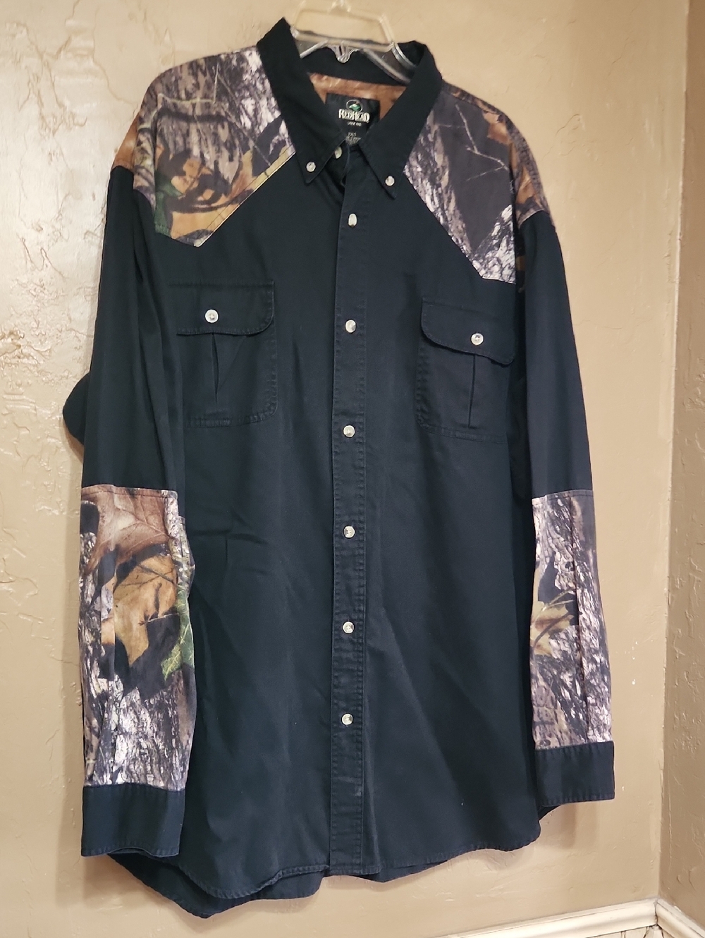 Redhead Camo Button Down Shirt Size 2XLT